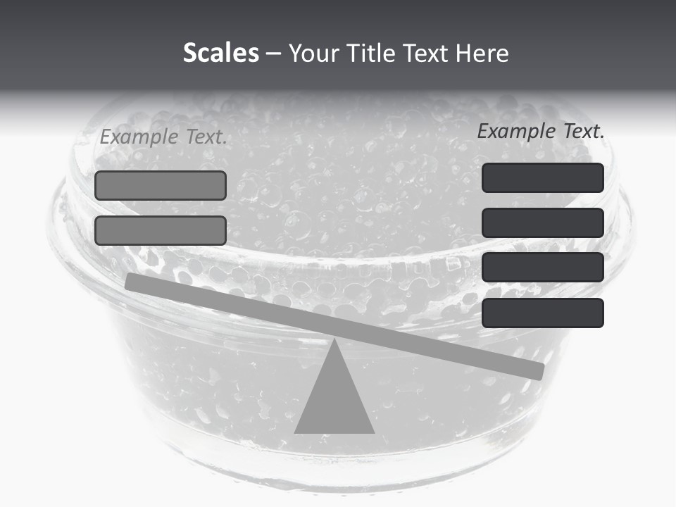 Black Caviar In A Glass Jar On A White Background PowerPoint Template