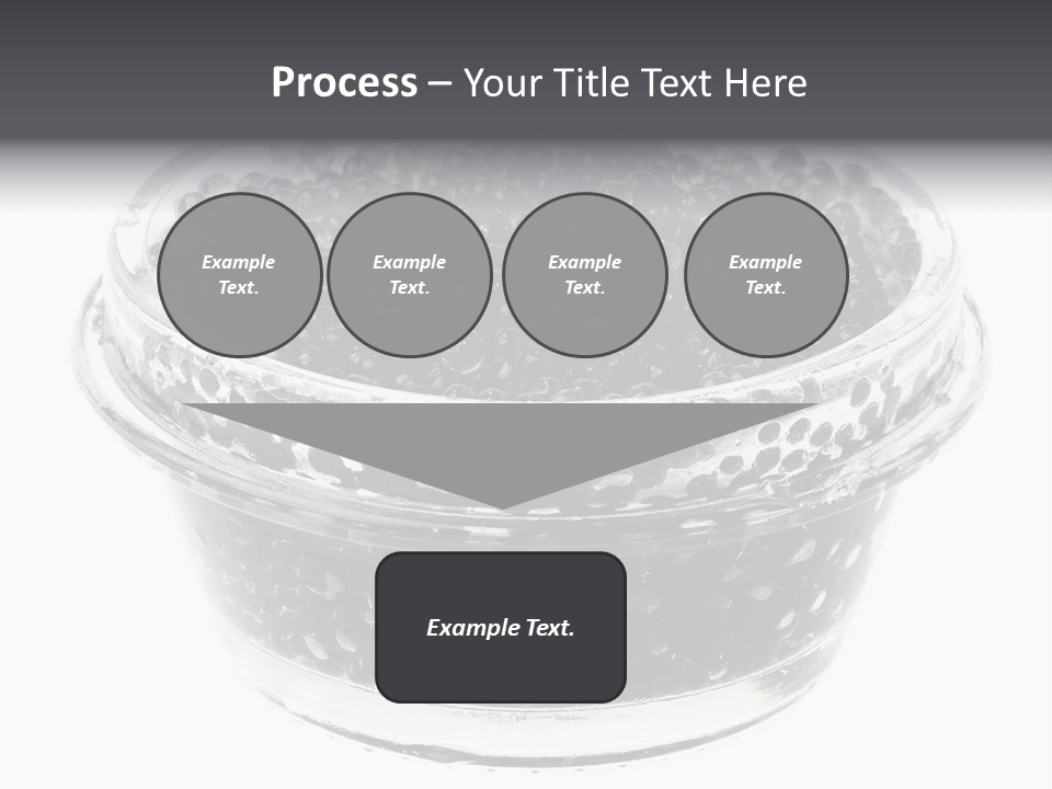 Black Caviar In A Glass Jar On A White Background PowerPoint Template