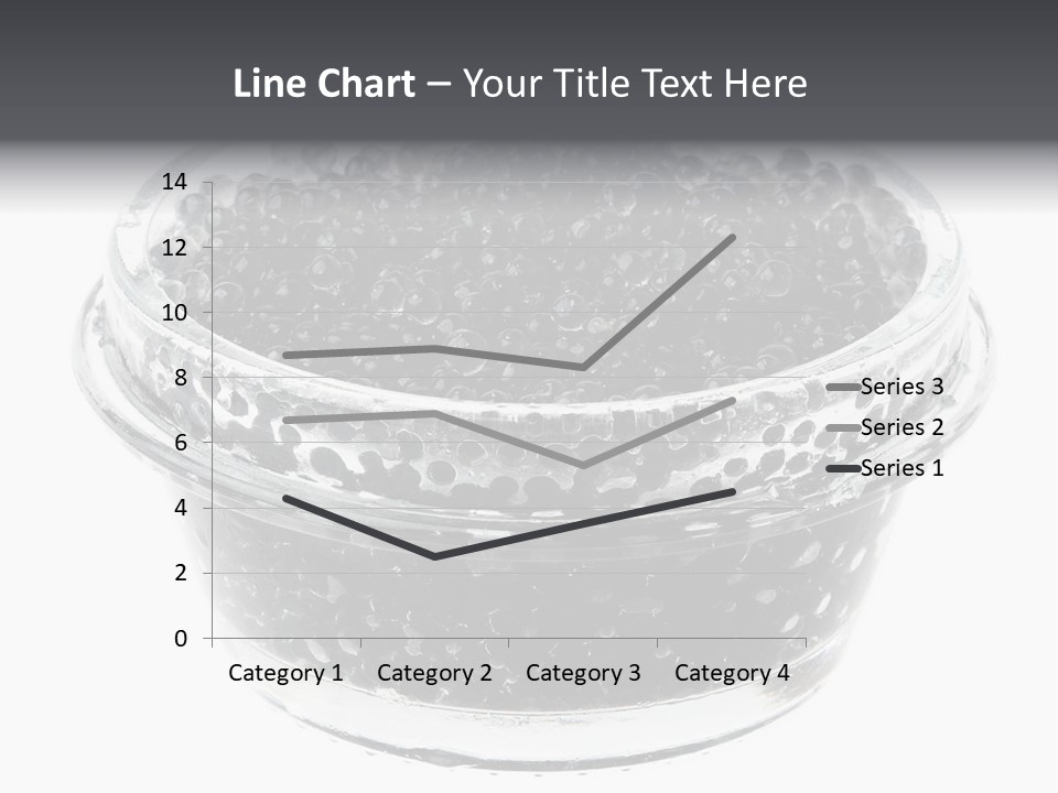 Black Caviar In A Glass Jar On A White Background PowerPoint Template