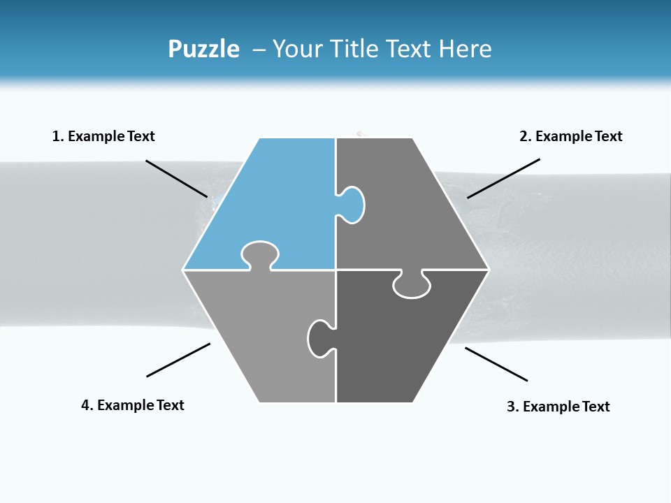 Macro Detail Of A Damaged Cable. PowerPoint Template