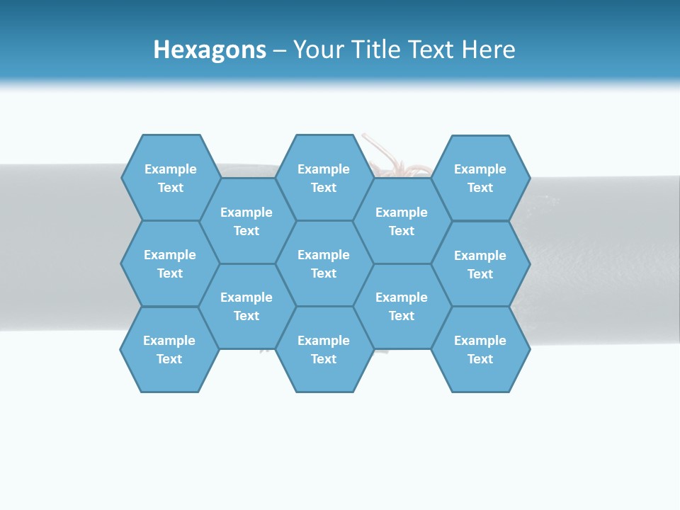 Macro Detail Of A Damaged Cable. PowerPoint Template