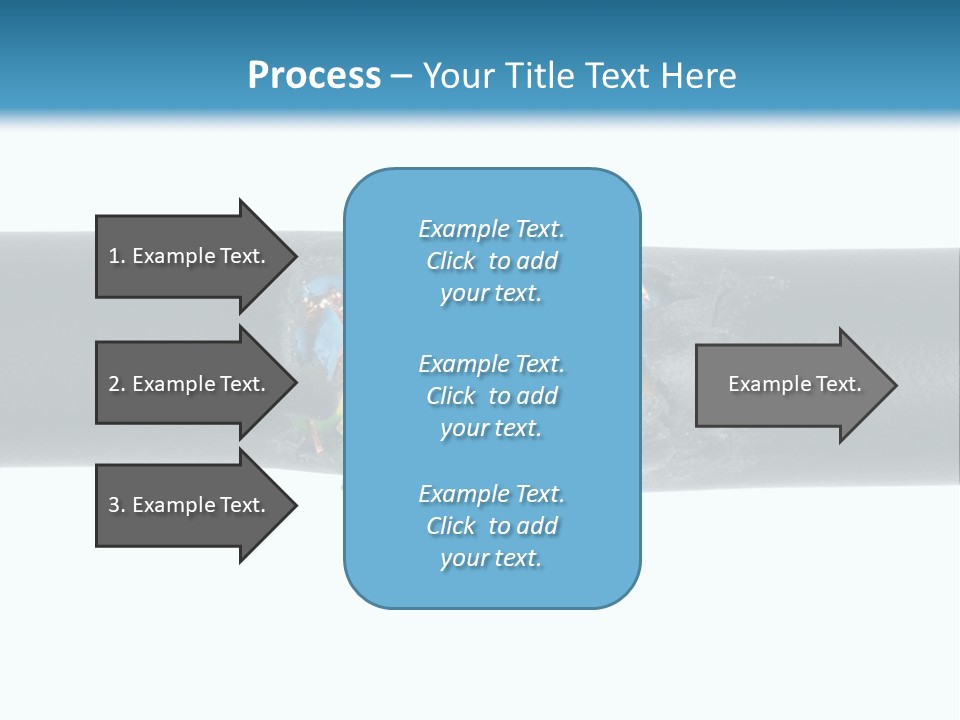 Macro Detail Of A Damaged Cable. PowerPoint Template