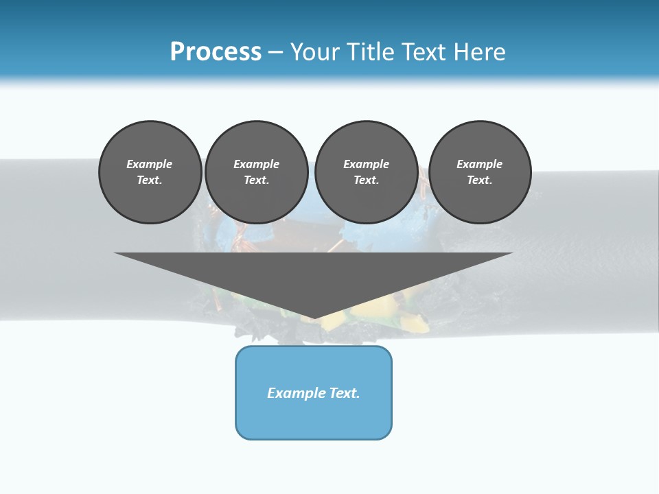 Macro Detail Of A Damaged Cable. PowerPoint Template