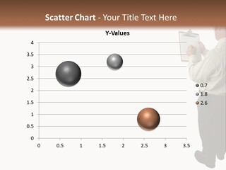 A Construction Safety Inspector Marking His Checklist - Full View - Isolated PowerPoint Template