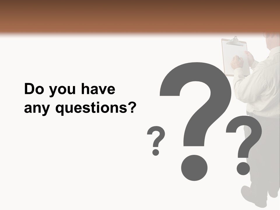 A Construction Safety Inspector Marking His Checklist - Full View - Isolated PowerPoint Template