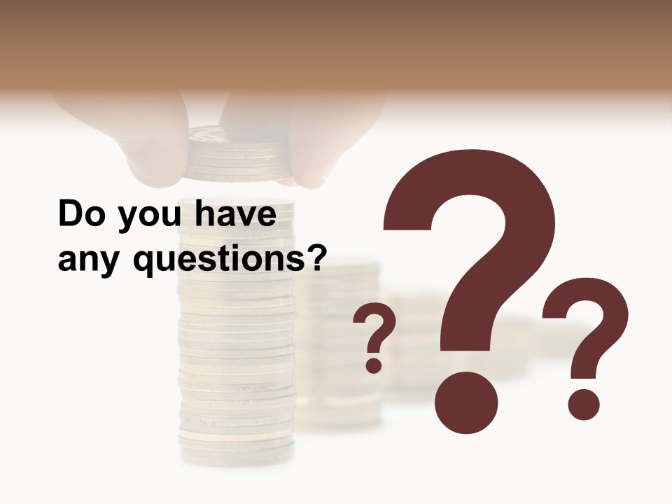 A Person Stacking Coins In Front Of A White Background PowerPoint Template
