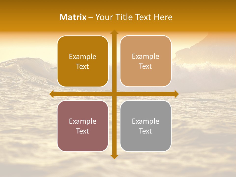 Sunrise Surfing PowerPoint Template