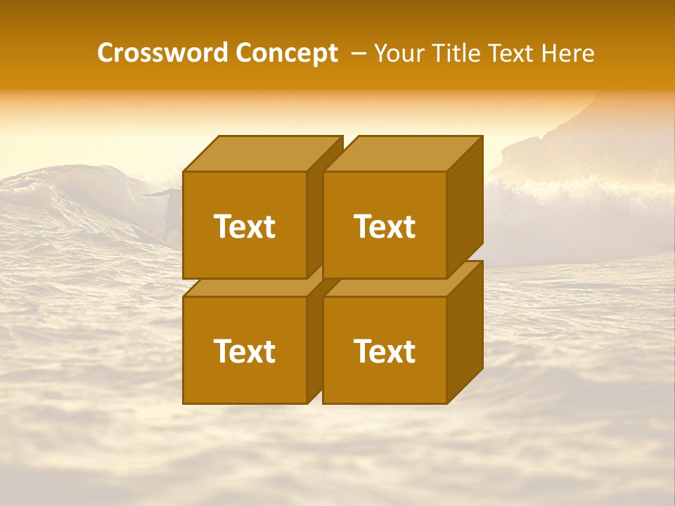 Sunrise Surfing PowerPoint Template