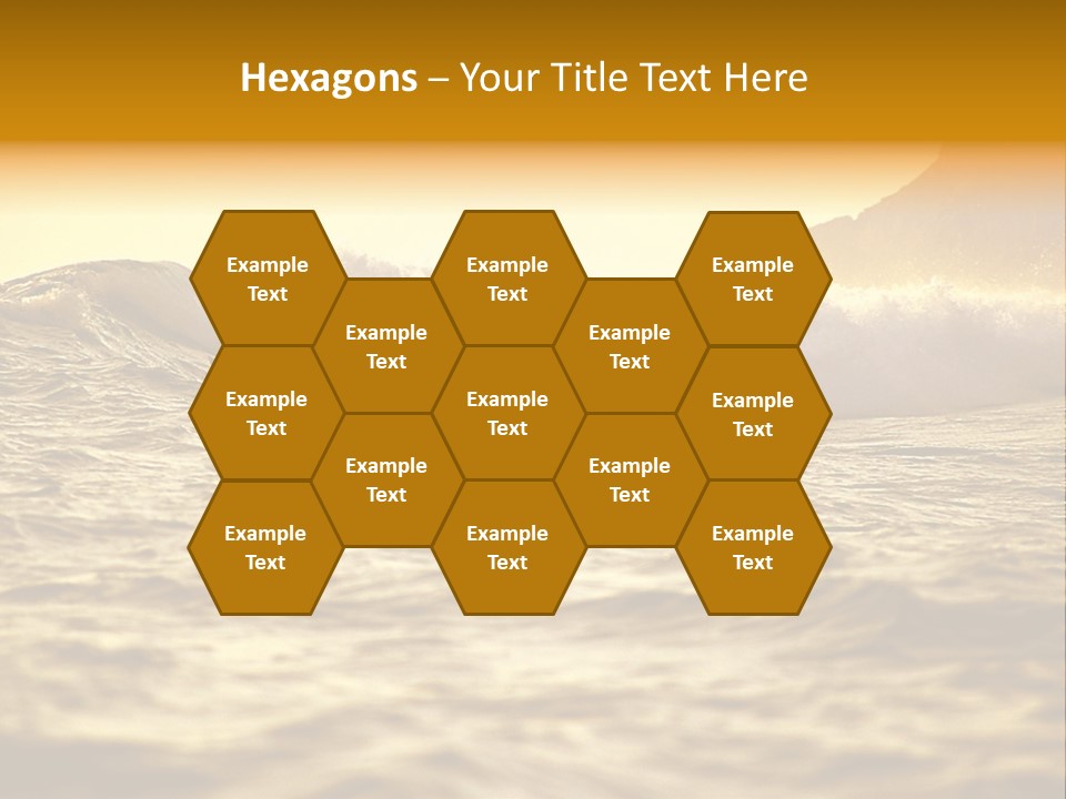 Sunrise Surfing PowerPoint Template