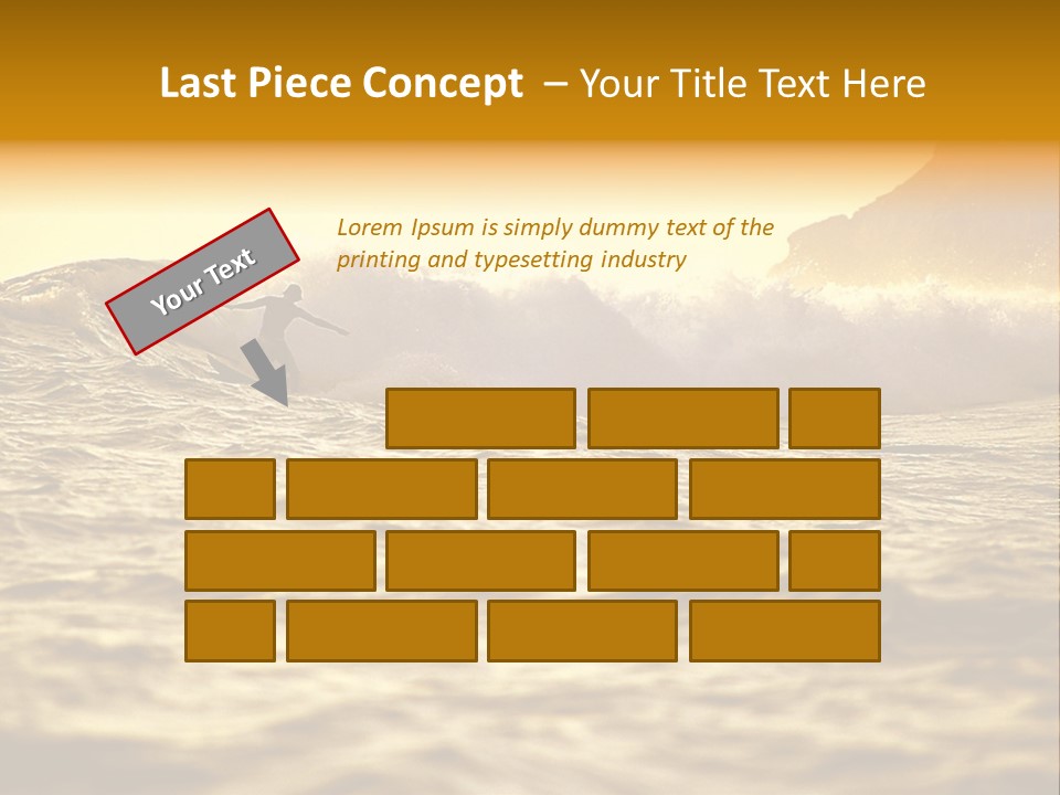 Sunrise Surfing PowerPoint Template
