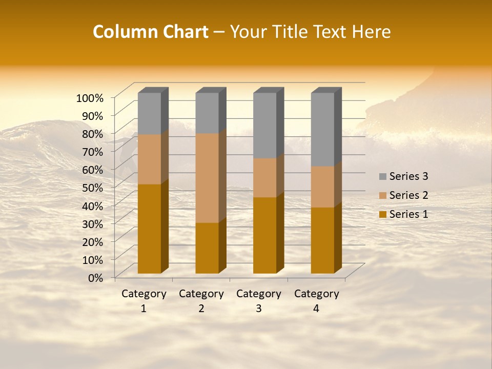Sunrise Surfing PowerPoint Template