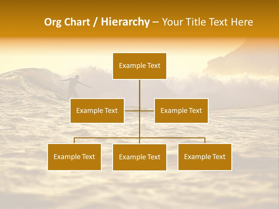 Sunrise Surfing PowerPoint Template