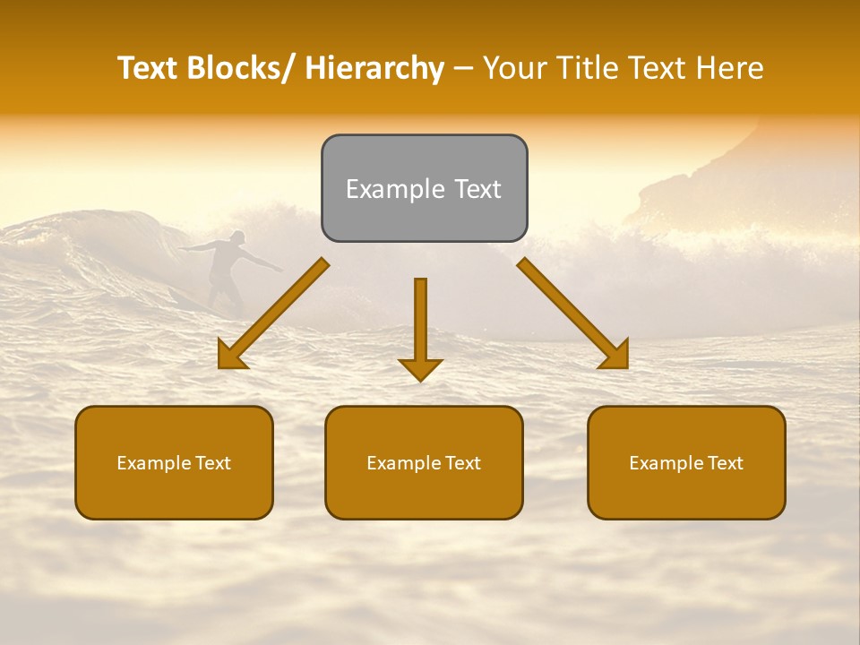 Sunrise Surfing PowerPoint Template