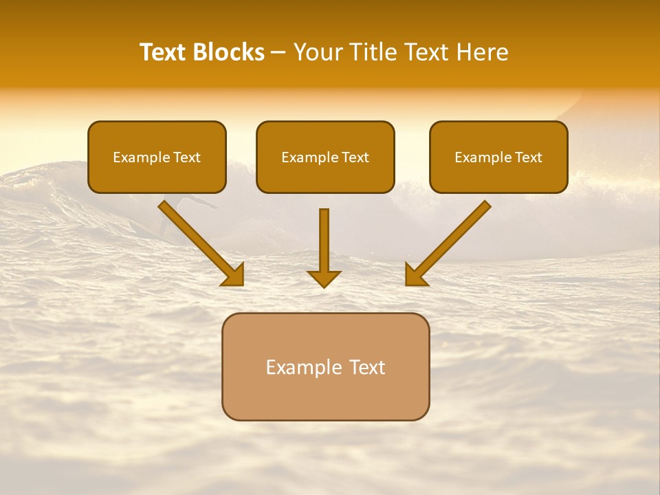 Sunrise Surfing PowerPoint Template
