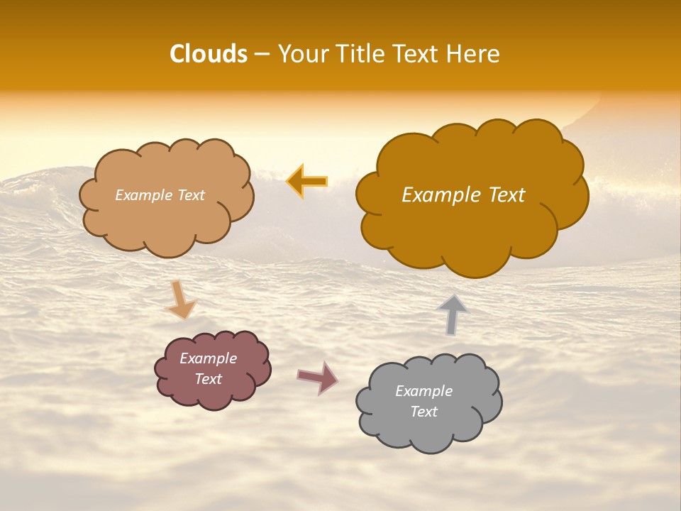 Sunrise Surfing PowerPoint Template