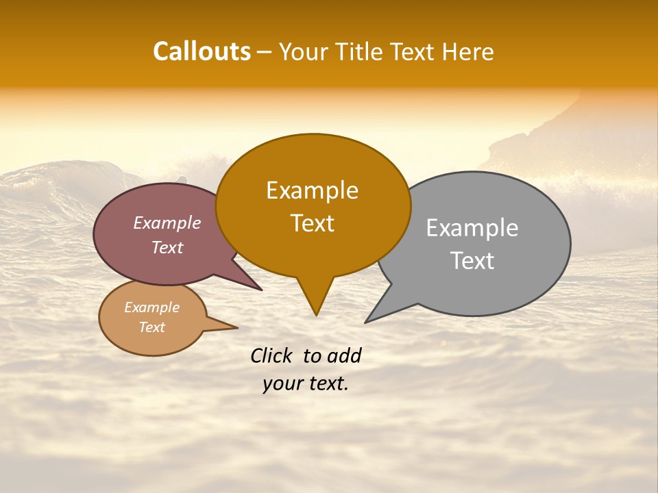 Sunrise Surfing PowerPoint Template