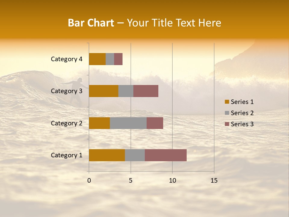 Sunrise Surfing PowerPoint Template