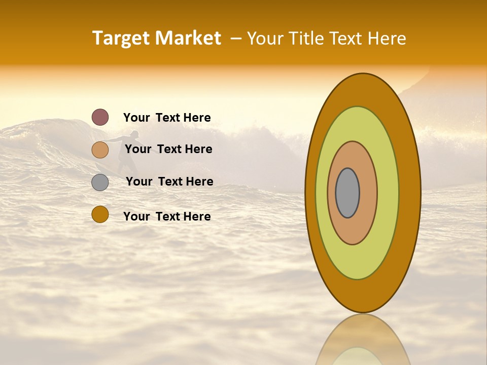 Sunrise Surfing PowerPoint Template