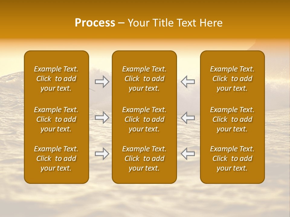 Sunrise Surfing PowerPoint Template