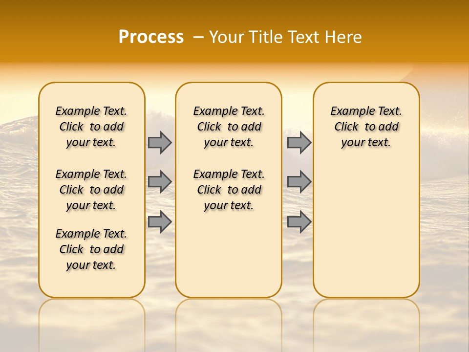 Sunrise Surfing PowerPoint Template