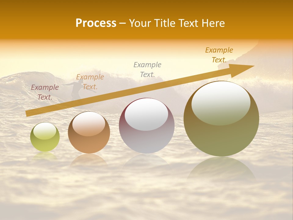 Sunrise Surfing PowerPoint Template