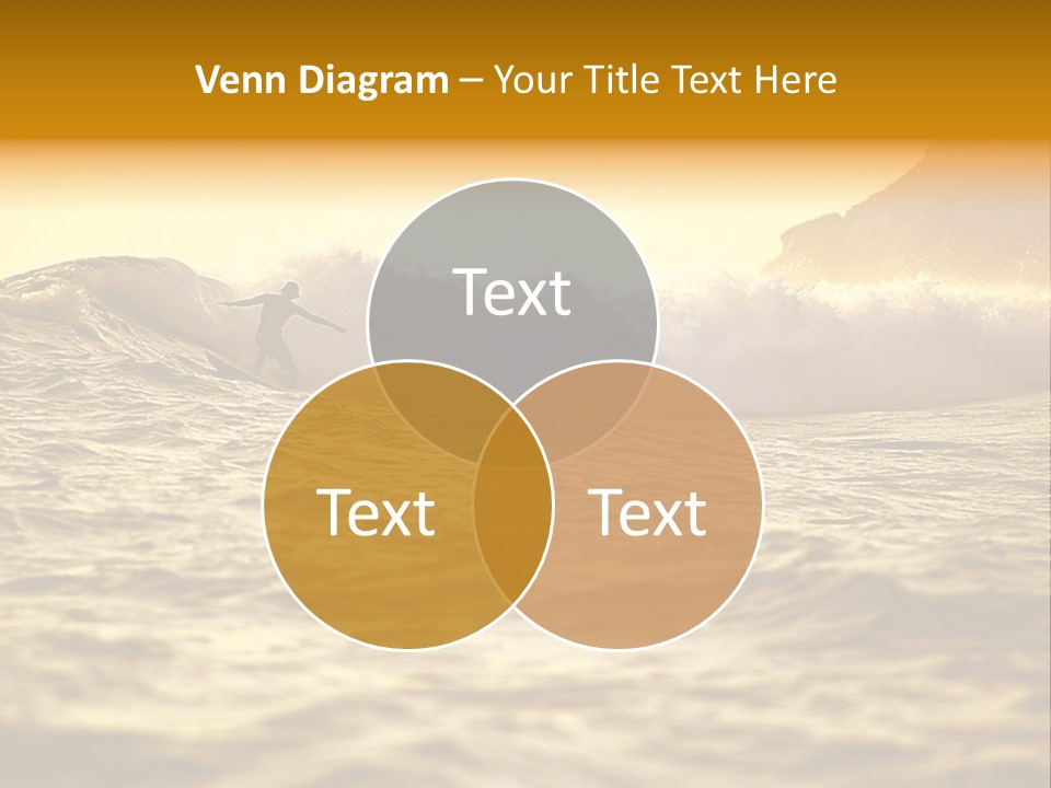 Sunrise Surfing PowerPoint Template