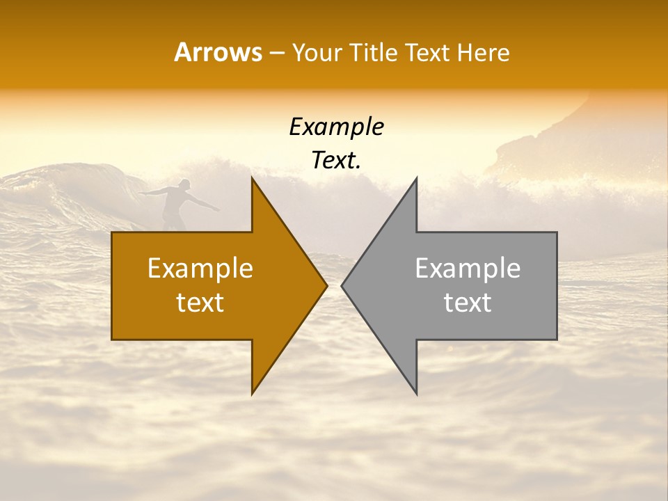 Sunrise Surfing PowerPoint Template