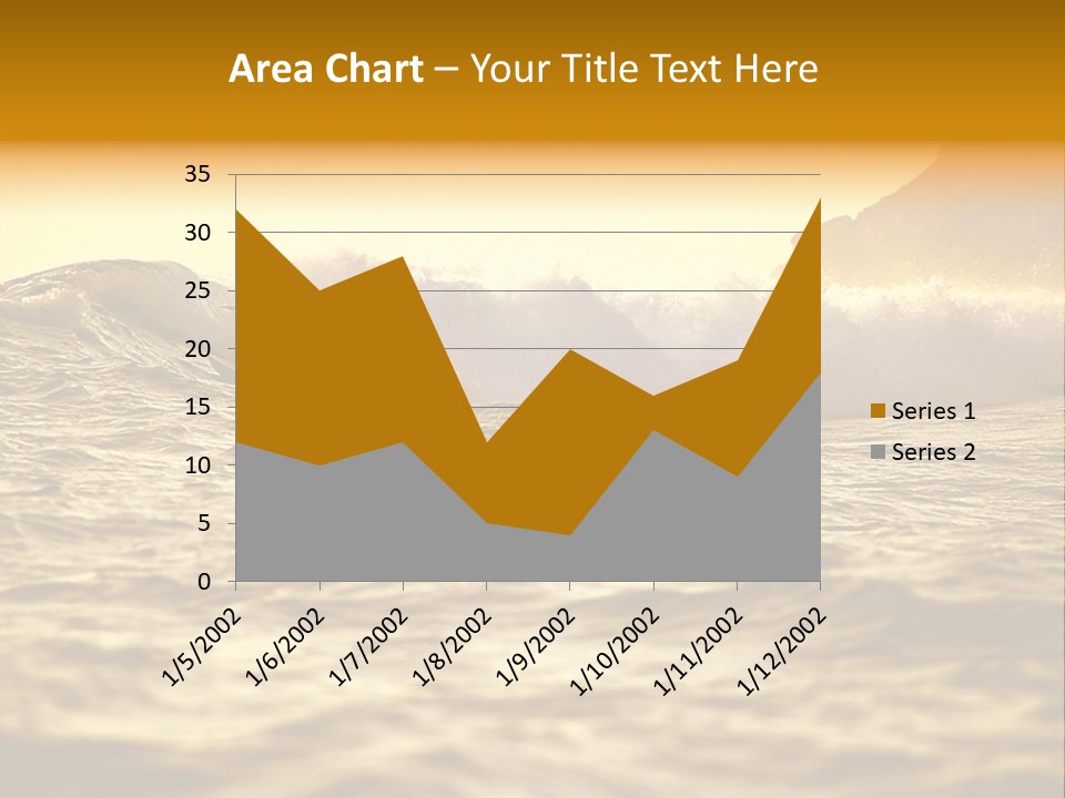 Sunrise Surfing PowerPoint Template