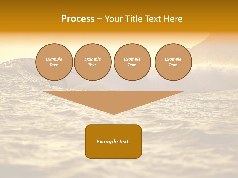 Sunrise Surfing PowerPoint Template