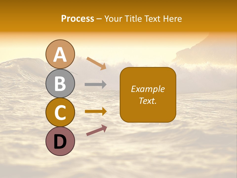 Sunrise Surfing PowerPoint Template