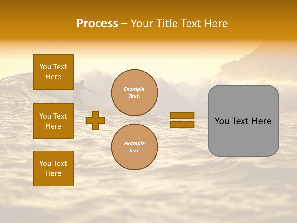 Sunrise Surfing PowerPoint Template