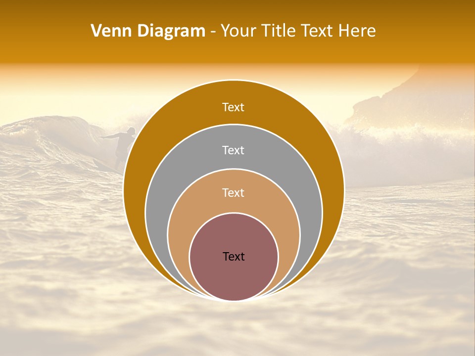 Sunrise Surfing PowerPoint Template
