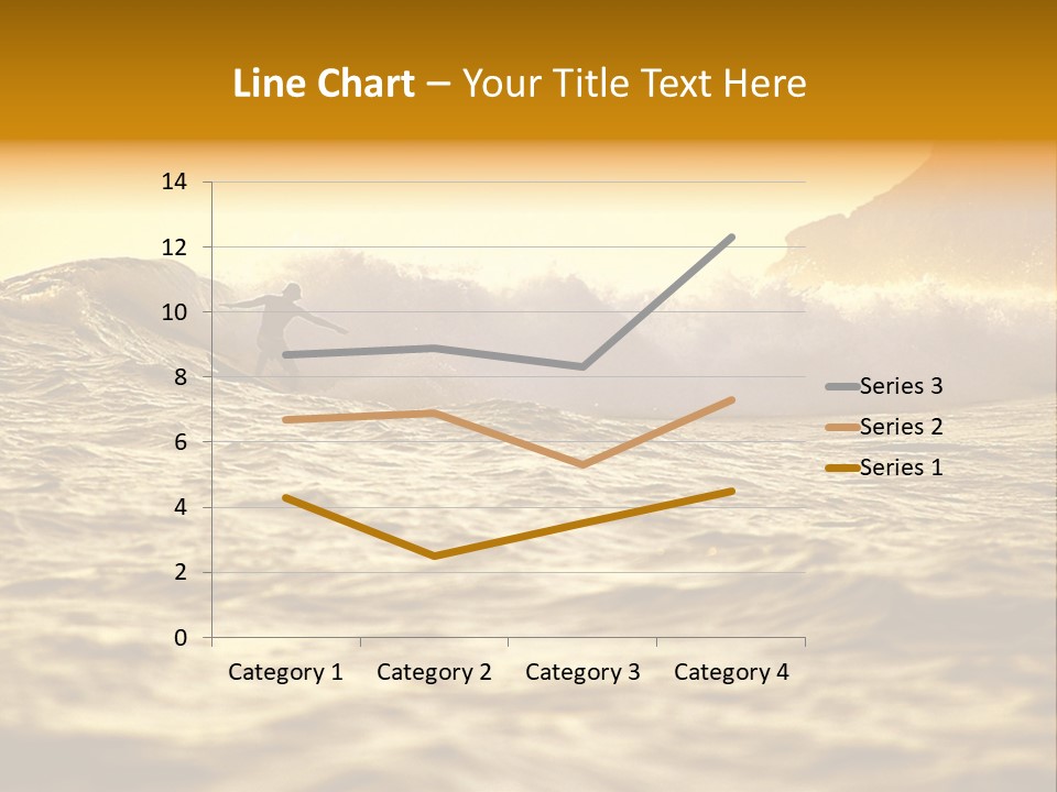 Sunrise Surfing PowerPoint Template