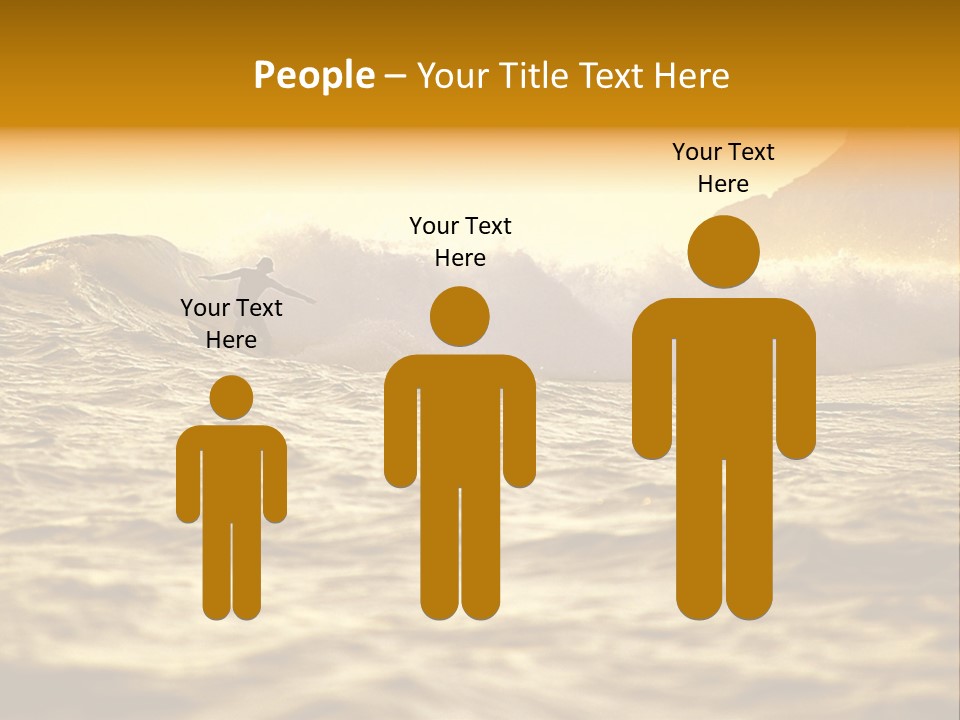 Sunrise Surfing PowerPoint Template