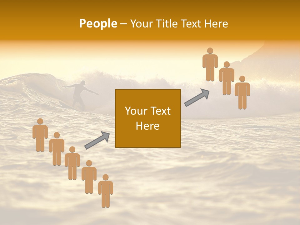 Sunrise Surfing PowerPoint Template