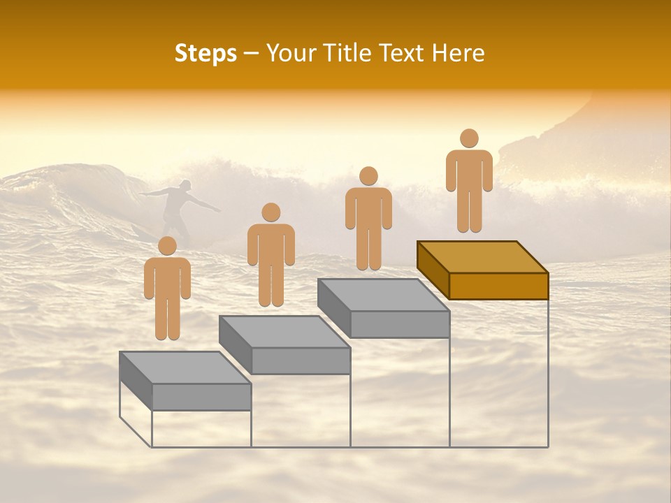 Sunrise Surfing PowerPoint Template