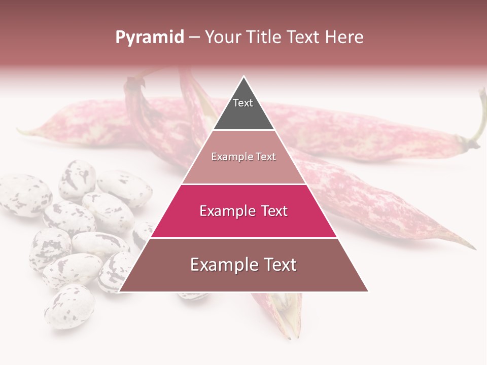 Rosecoco Bean On White Background PowerPoint Template