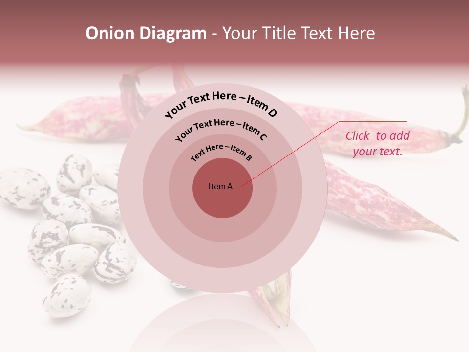 Rosecoco Bean On White Background PowerPoint Template