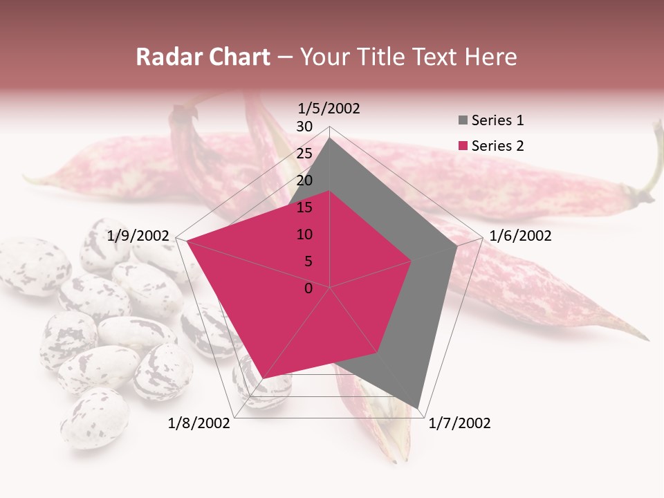 Rosecoco Bean On White Background PowerPoint Template
