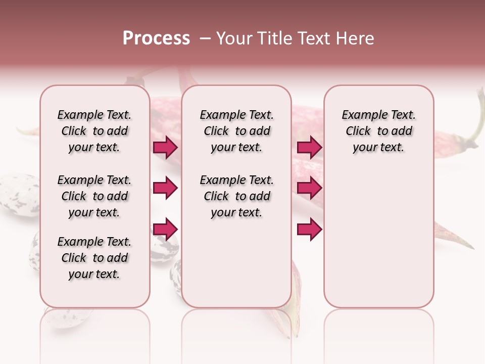 Rosecoco Bean On White Background PowerPoint Template