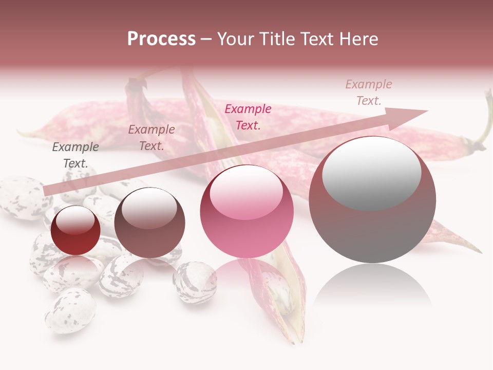 Rosecoco Bean On White Background PowerPoint Template