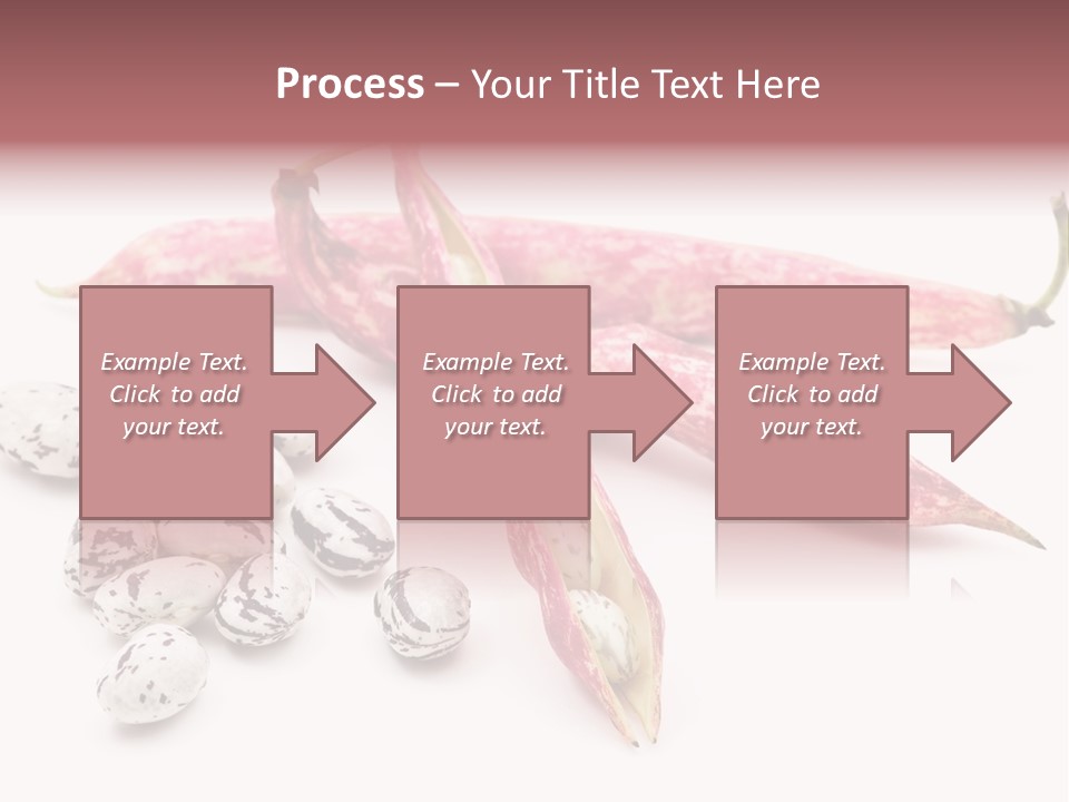 Rosecoco Bean On White Background PowerPoint Template