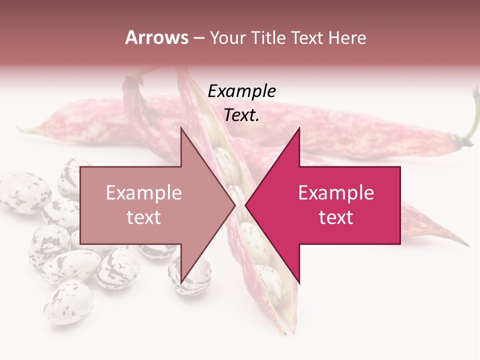 Rosecoco Bean On White Background PowerPoint Template