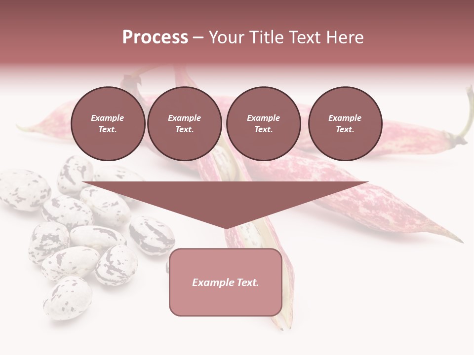 Rosecoco Bean On White Background PowerPoint Template