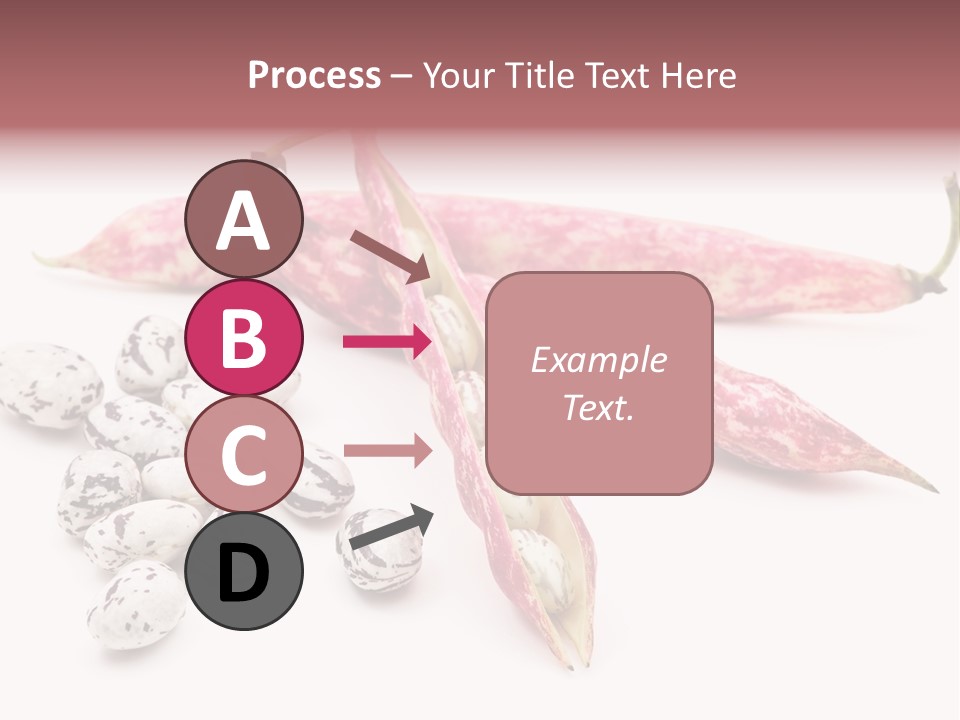 Rosecoco Bean On White Background PowerPoint Template