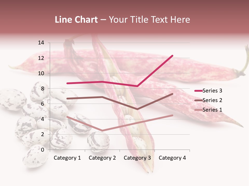 Rosecoco Bean On White Background PowerPoint Template