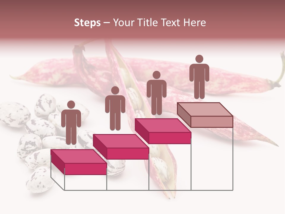 Rosecoco Bean On White Background PowerPoint Template