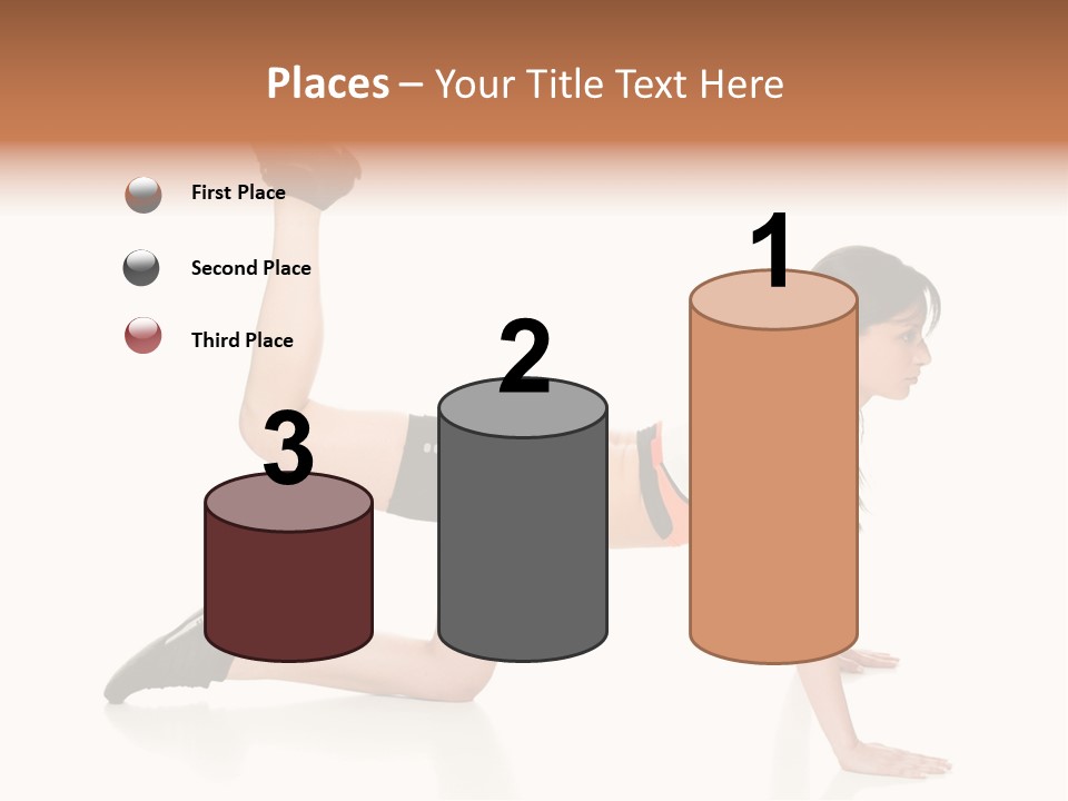 Silhouette Of Man Rowing Alone PowerPoint Template