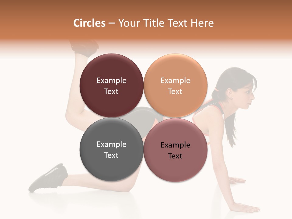 Silhouette Of Man Rowing Alone PowerPoint Template