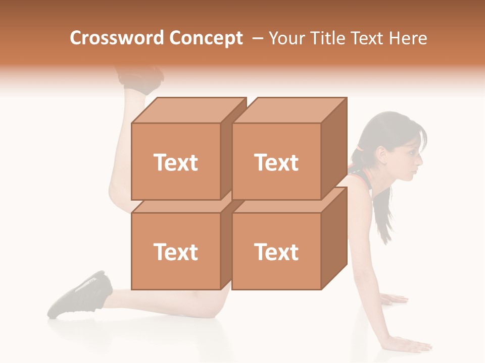 Silhouette Of Man Rowing Alone PowerPoint Template